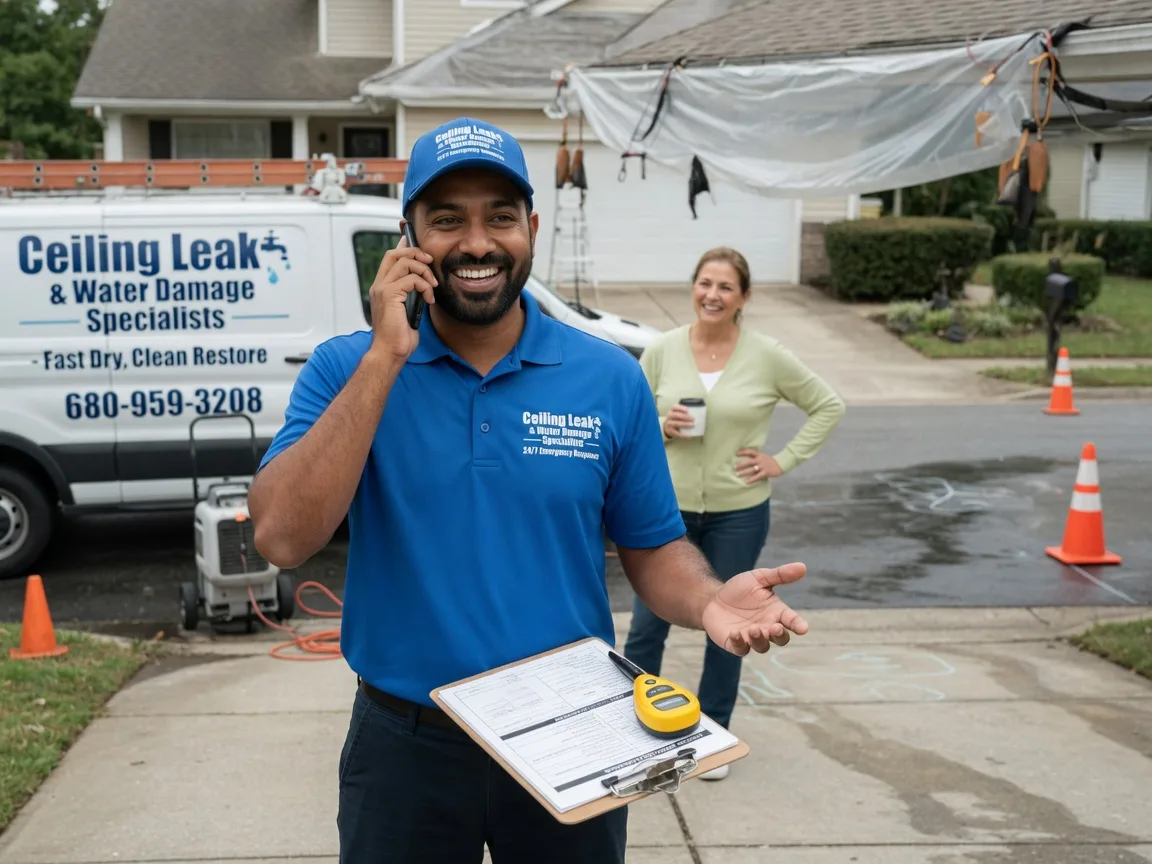 Ceiling Leak Cleanup Brightwood, VA FAQs